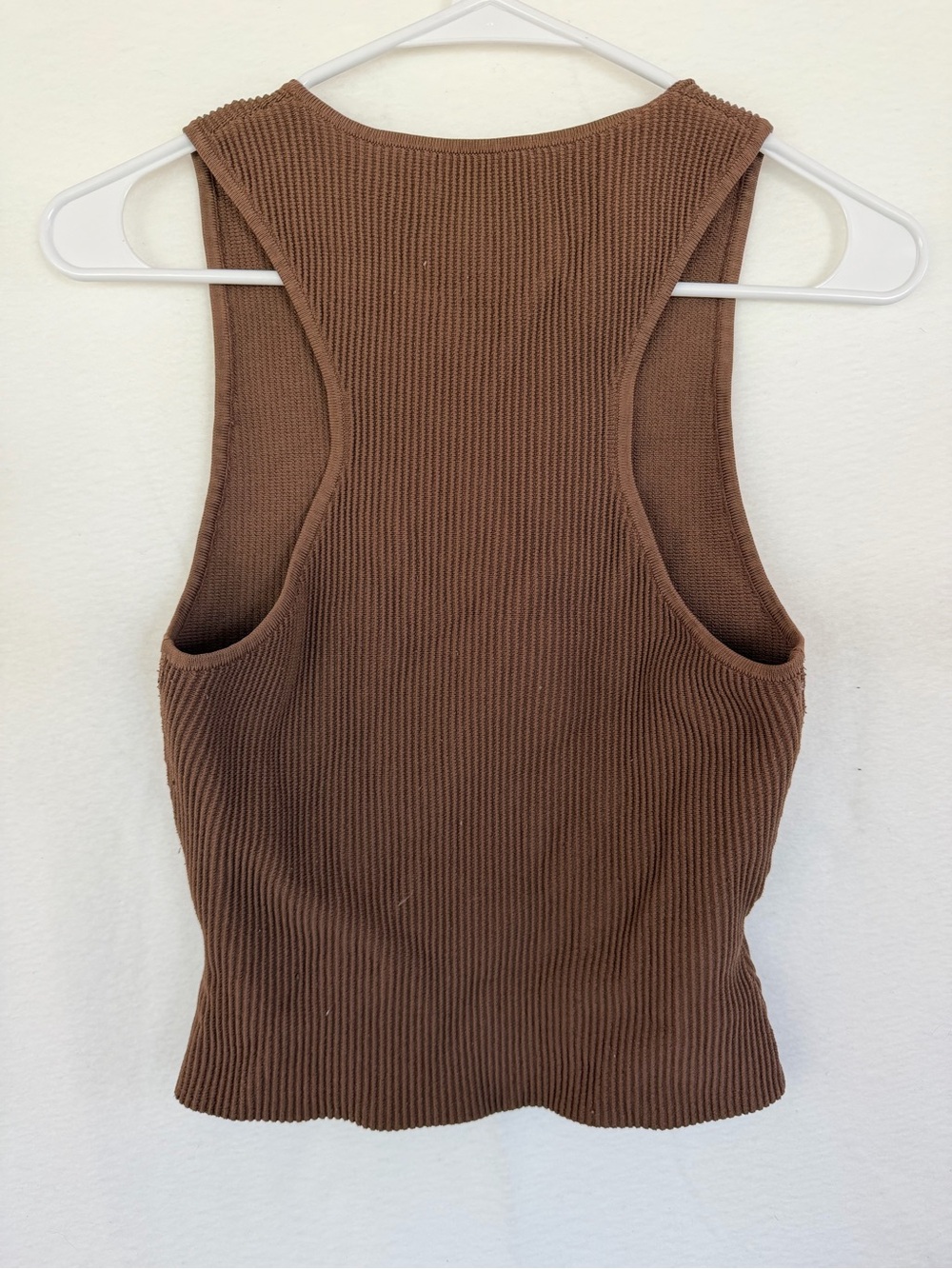 Babaton Brown‎ Ribbed Tank Top - Picture 2 of 6